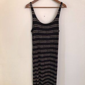 Sportsgirl - Aztec Black & Tan Maxi Dress